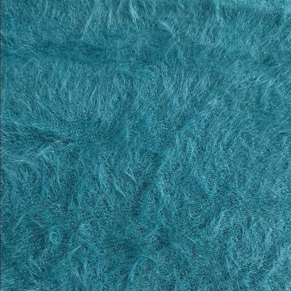 Aerie Teal Fuzzy Halter Dress